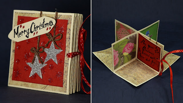 DIY Pop Up Christmas Card -  How to Make Handmade Greeting Card for Christmas