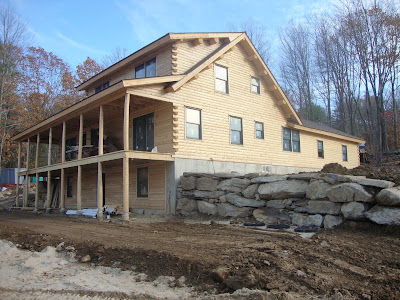 PATRIOT LOG HOME BUILDERS: Ward log home built by Patriot log home 