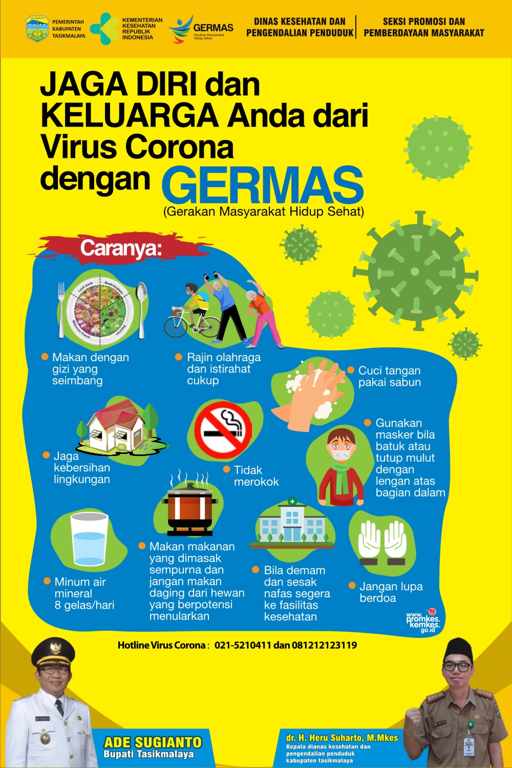 Download Spanduk Tanggap Darurat Virus Corona cdr KARYAKU