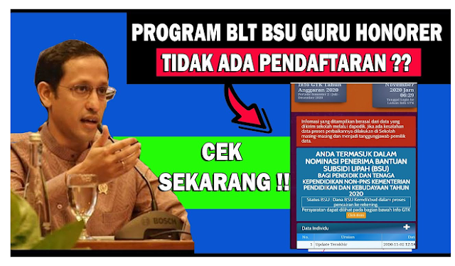 Kapan BSU Guru Honorer dan Tekdik Rp1,8 Juta Cair, Login di info.gtk.kemdikbud.go.id Cek Daftar Penerima