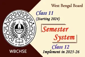 Semester system for class 11 will be implemented from 2024, class 12 in 2025-26