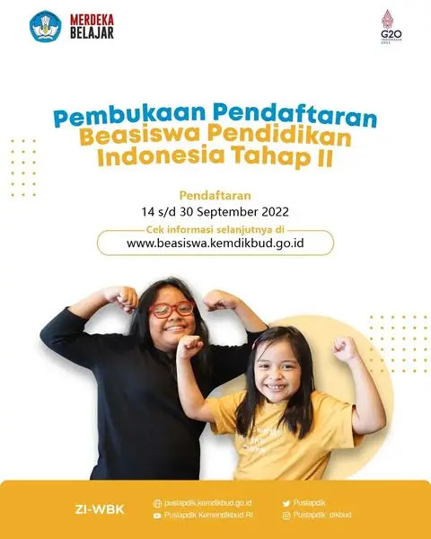 Pendaftaran Beasiswa Pendidikan Indonesia 2022/2023 Kuliah S1 S2 S3 Dalam dan Luar Negeri