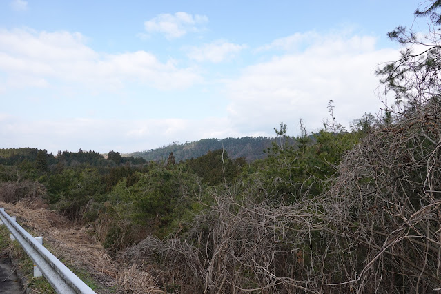鳥取県米子市淀江町本宮 稲吉本宮線の農道からの眺望