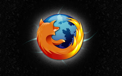 logo firefox, wallpaper firefox