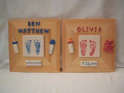 Baby Footprint Frame