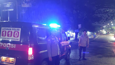 Cegah Kriminalitas Malam Hari, Polsek Cibeber Polres Cilegon Tingkatkan Blue Light Patrol