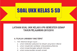 Kumpulan Soal Ukk Kelas 5 Sd/Mi Semester Genap Lengkap