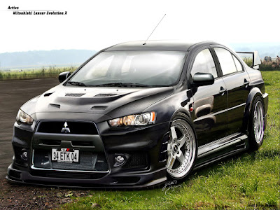 Modifikasi Mobil Mitsubishi Lancer evolution