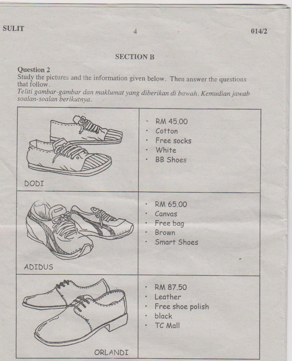 Contoh Soalan Upsr English Paper 2 - Kuora f