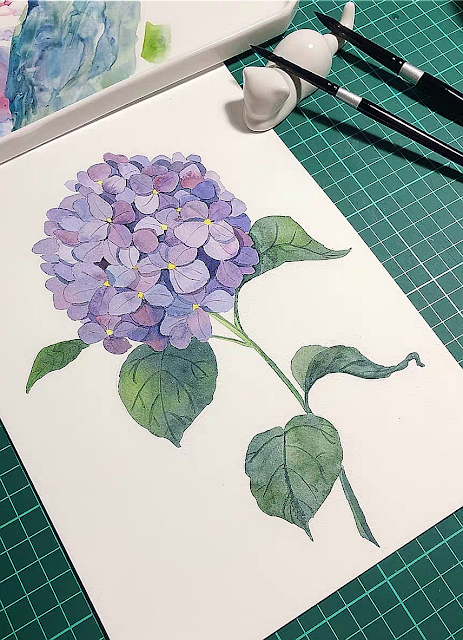 Watercolor painting business idea, and 4 tips Watercolor technique