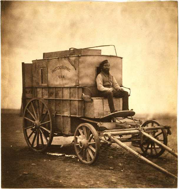 Roger Fenton’s Photographic waggon [1855]: