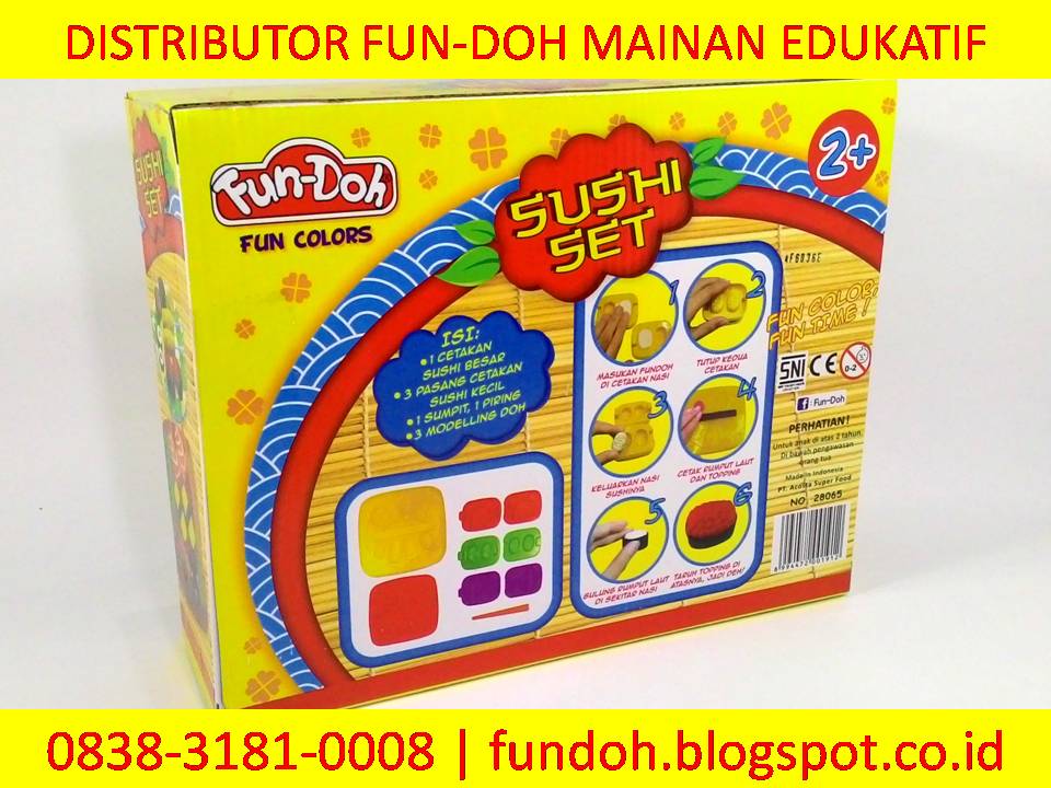 Distributor Mainan Anak Edukatif, Lilin Mainan, FUN DOH 