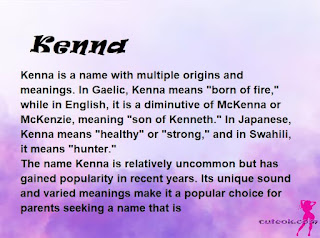 meaning of the name "Kenna"