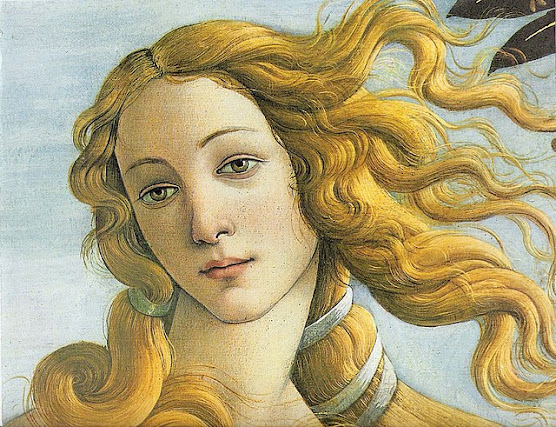 Imagen: Simonetta Vespucci. Modelo y amor platónico de Boticelli.