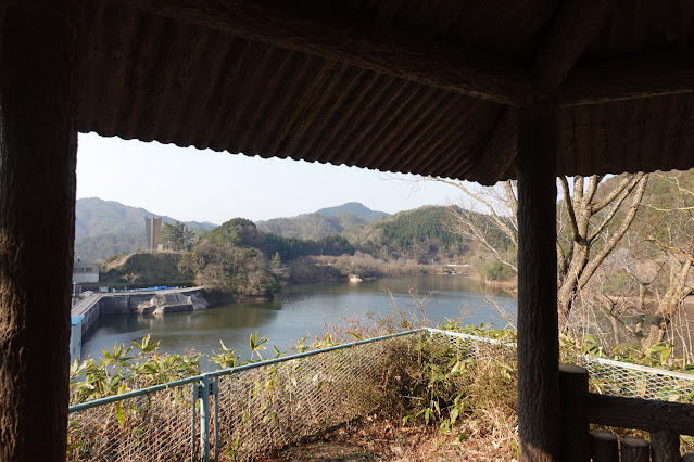 鳥取県日野郡日南町菅沢　菅沢ダム　展望台