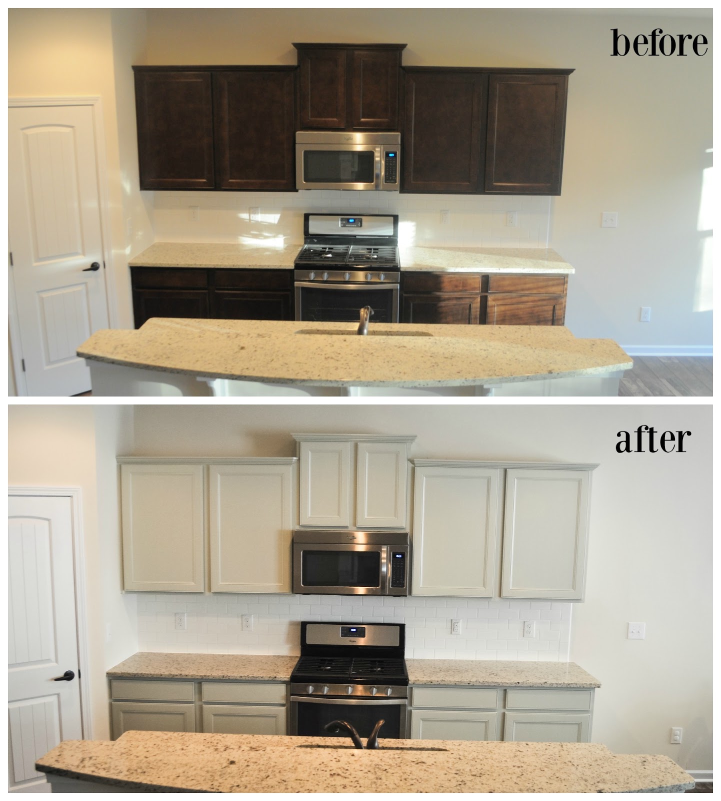 We Painted Our Brand New Kitchen Cabinets and Here\u002639;s How it Turned Out  Pretty Real