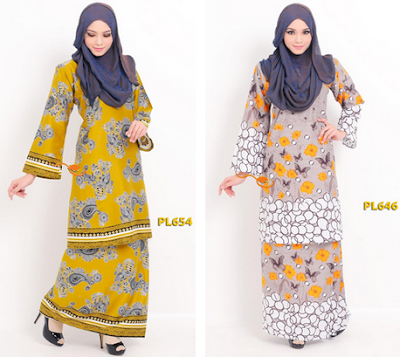 baju kurung modern untuk akad nikah