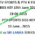 Pakistan vs Sri Lanka 1st Test Match Day 3 PTV Sports Biss Key 19th June 2015 PTV Sports Fresh Biss Key Code Today 19.06.2015