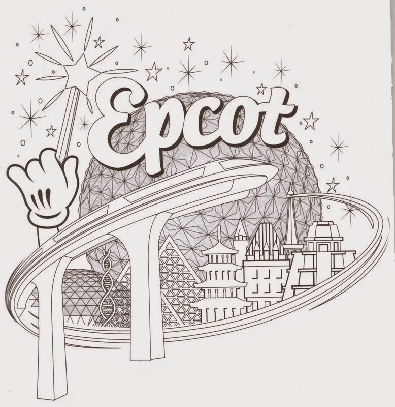Download Epcot Coloring Pages - Disney Coloring Pages