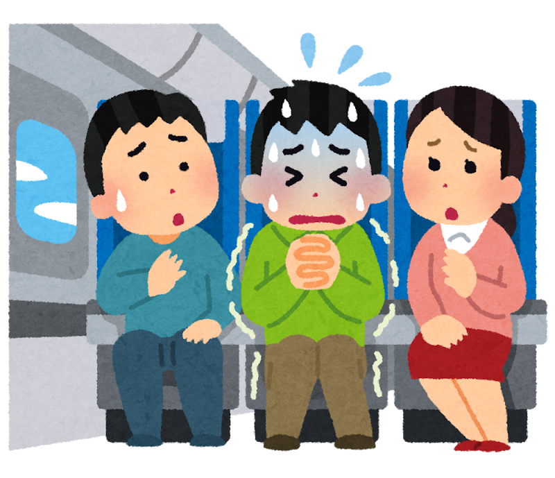 飛行機恐怖症のイラスト かわいいフリー素材集 いらすとや