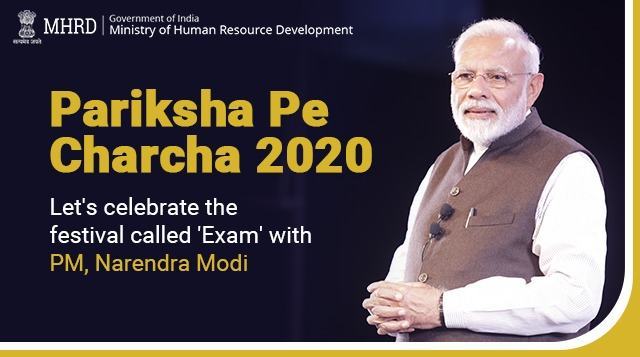 PM Narendra Modi to interact with students, teachers and parents at “Pariksha Pe Charcha 2020” Today