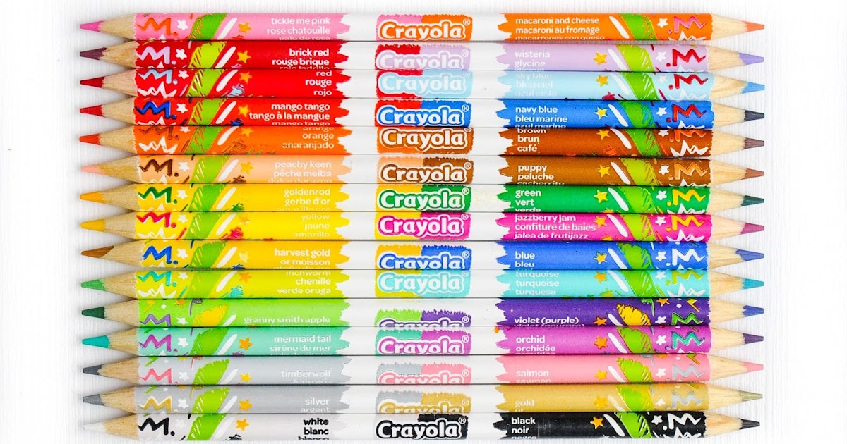 Download 15 Count Crayola Pencil Locker Dual Tip Colored Pencils: What's Inside the Box | Jenny's Crayon ...