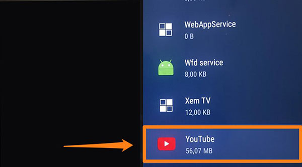 Cách khắc phục lỗi Android tivi Sony không vào được Youtube