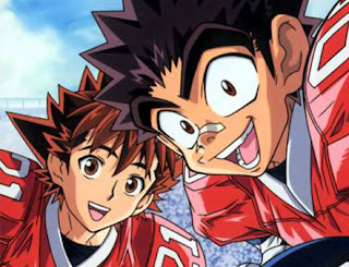 Sena Kobayakawa and Taro Raimon aka Monta of Eyeshield 21 anime
