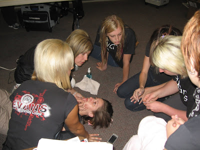 Evans Hairstyling College Facial Fun