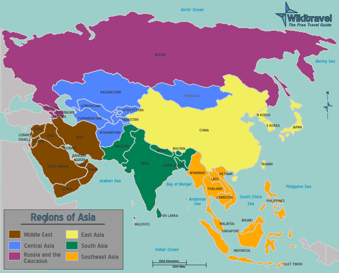 Info • carte monde asie • Voyages - Cartes