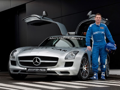 2010 Mercedes-Benz SLS AMG F1 Safety Car Driver Bern Maylander