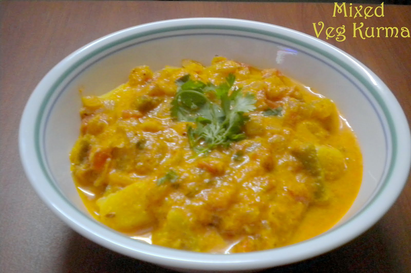 recipe appam Kurma Mixed for Vegetable Palakkad Chamayal:  kurma