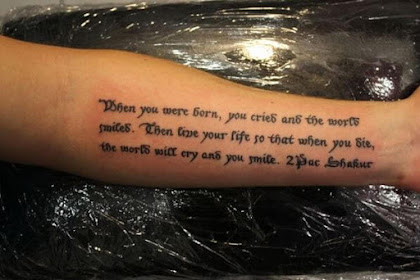 55+ Meaningful Quotes About Life Tattoos For Guys