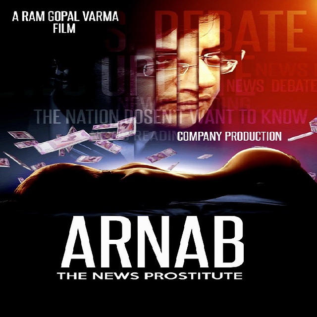 film poster, ARNAB - The News Prostitute