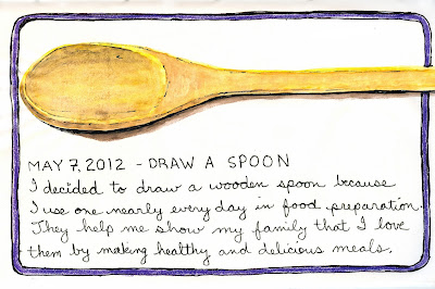 Spoon drawing by ©Ana Tirolese