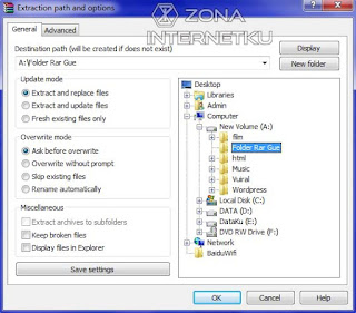 Cara Membuka File Rar & Zip Di Laptop Dan Komputer (PC) 3