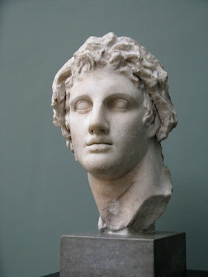 Bust of Alexander the Great at Ny Carlsberg Glyptotek, Busto de Alexandre o Grande na Gliptoteca Ny Carlsberg