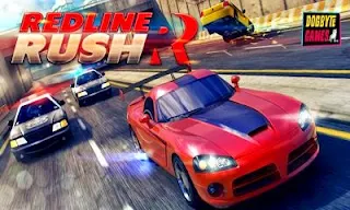 Screenshots of the Redline Rush for Android tablet, phone.