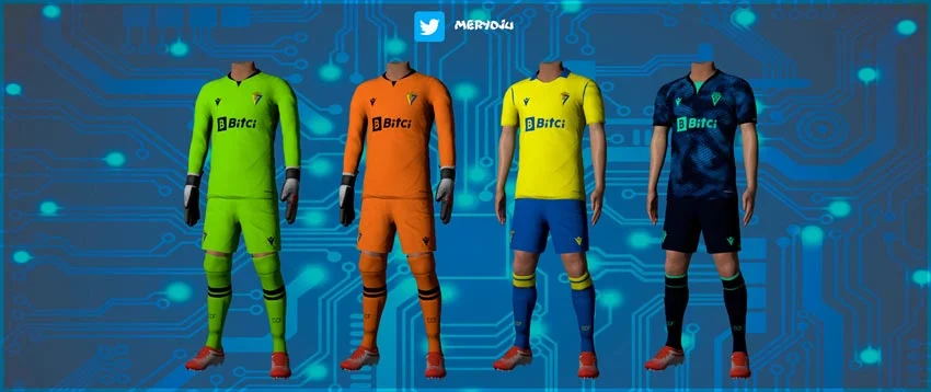 Cadiz CF Kits 2021-22 For eFootball PES 2021