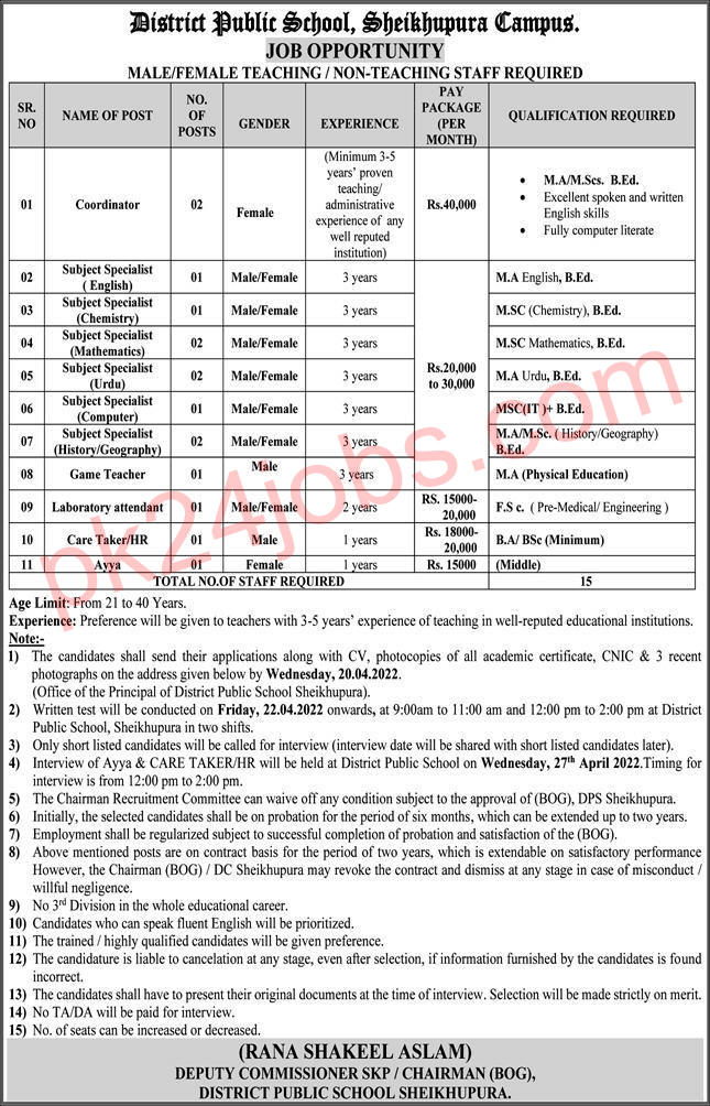 Public School Jobs 2022 – Today Jobs 2022