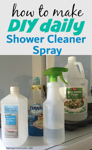 Simple Homemade Daily Shower Cleaner Spray