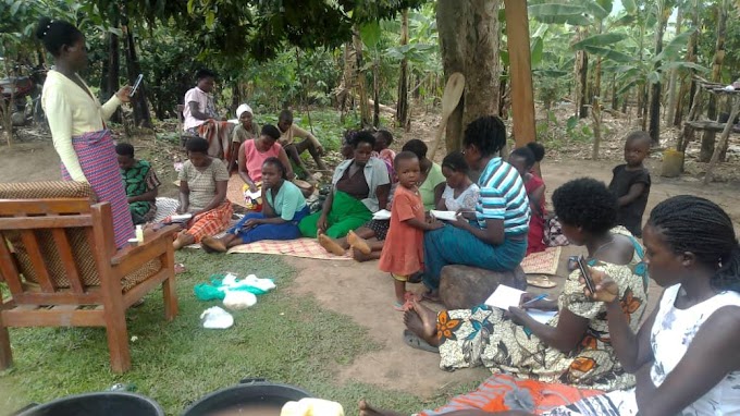 The She Global Skilling The Women Of Rwampala On Liquid Soap Production.