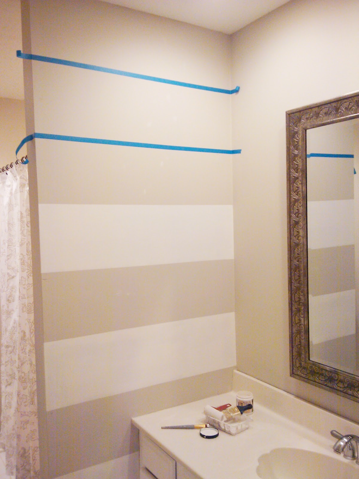 LiveLoveDIY How To Paint Stripes The Easiest Tutorial Ever