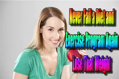 Never Fail a Diet and Exercise Program Again - Lose That Weight
