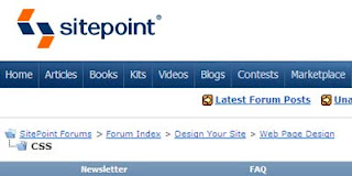 Sitepoint CSS Forums