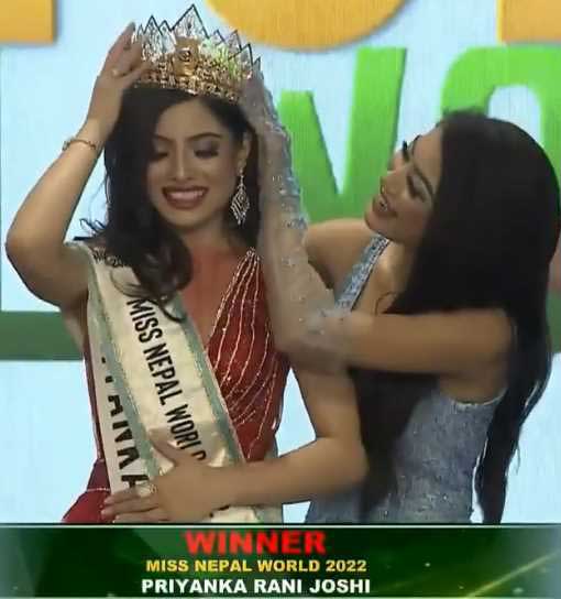 Miss Nepal World 2022 winner