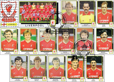 liverpool panini 1986