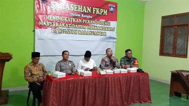 KodimKaranganyar – Sarasehan FKPM Kecamatan Mojogedang