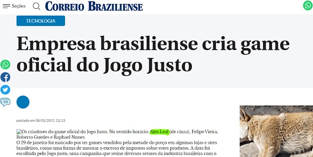 Empresa brasiliense cria game oficial do Jogo Justo