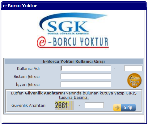 Sgk borcu yoktur yazısı örneği